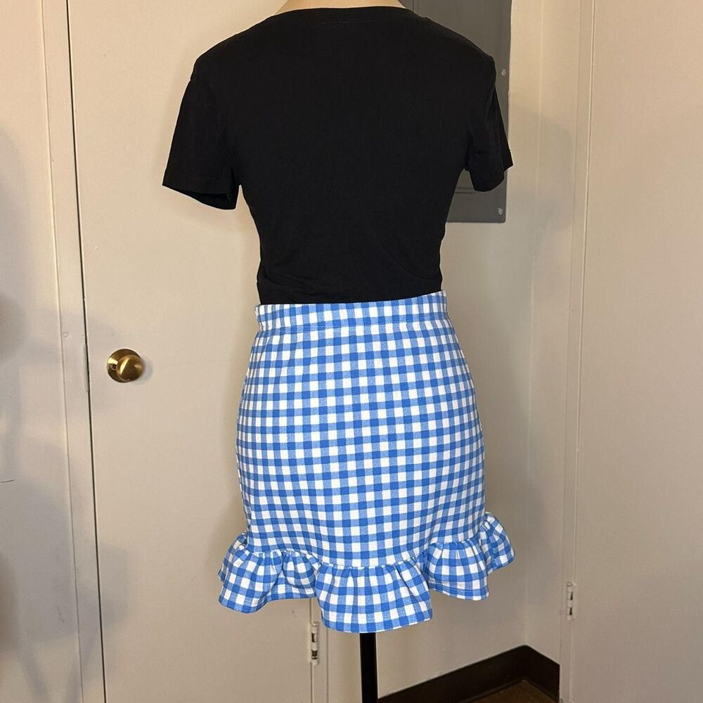 Unbranded Women's Blue and White Skirt